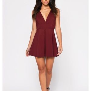 🆕🔥NWT Wine Skater dress